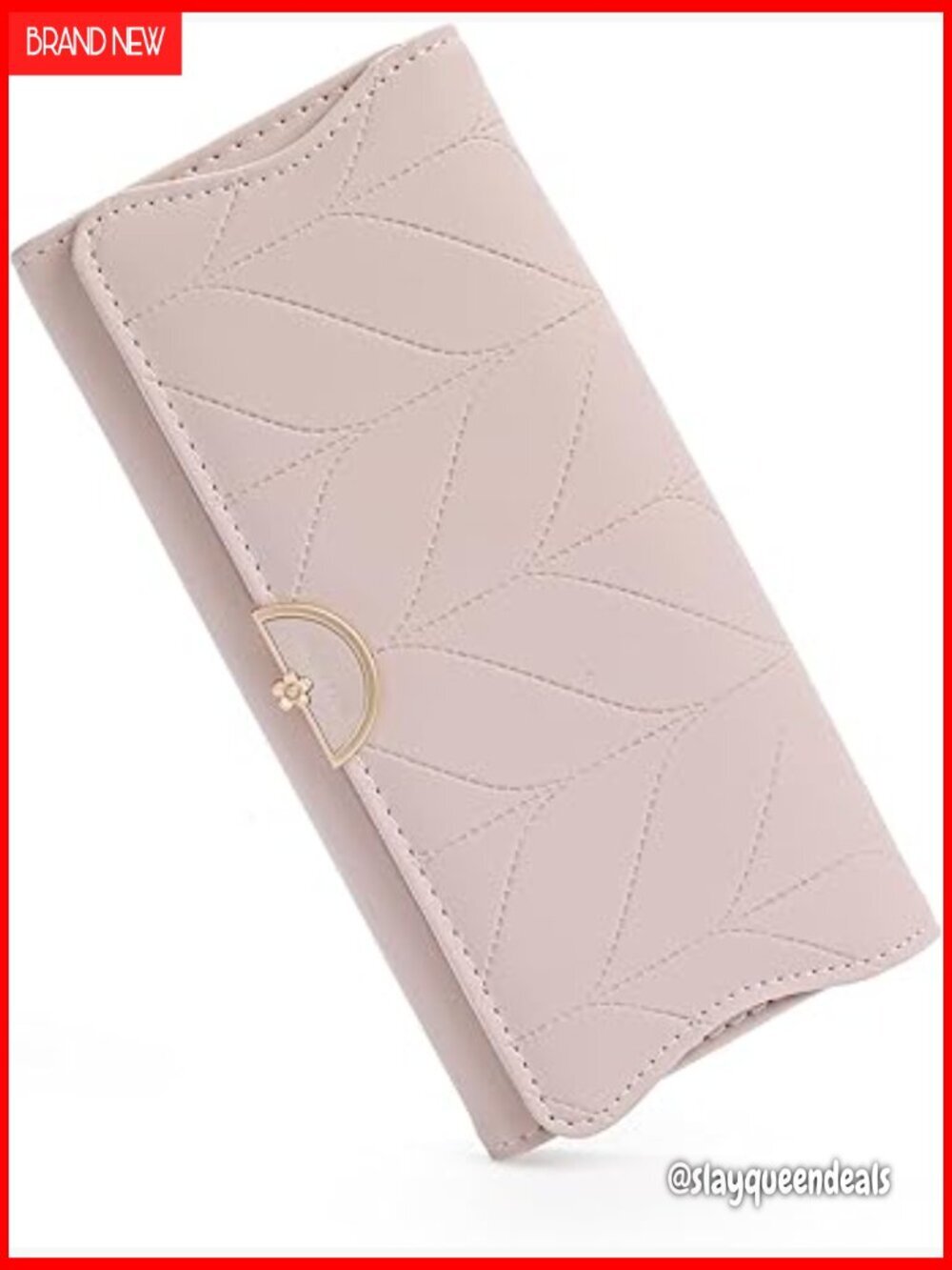 Leather Trifold Wallet RFID Blocking Card Holder Zipper Coin Pocket